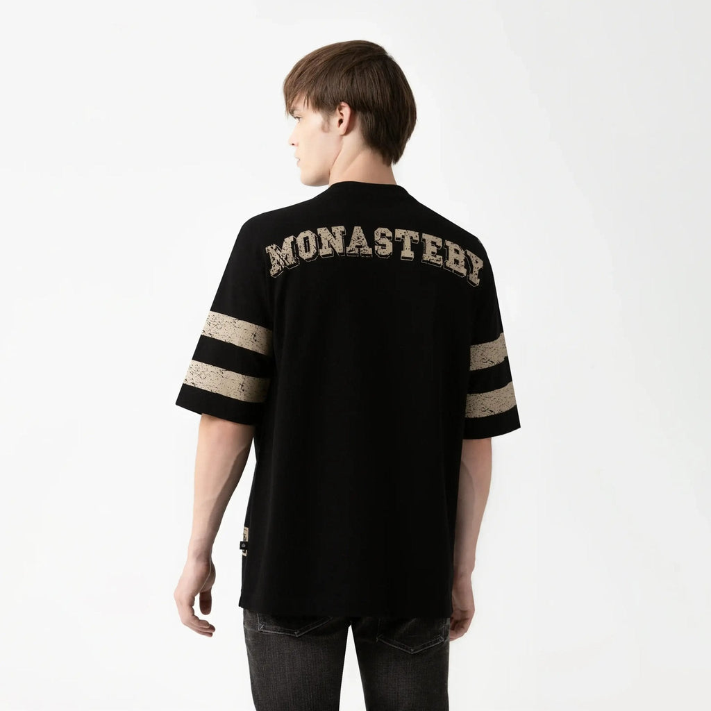 DAVEN T - SHIRT OVERSIZED MEN BLACK - Monastery | Tienda Oficial Colombia