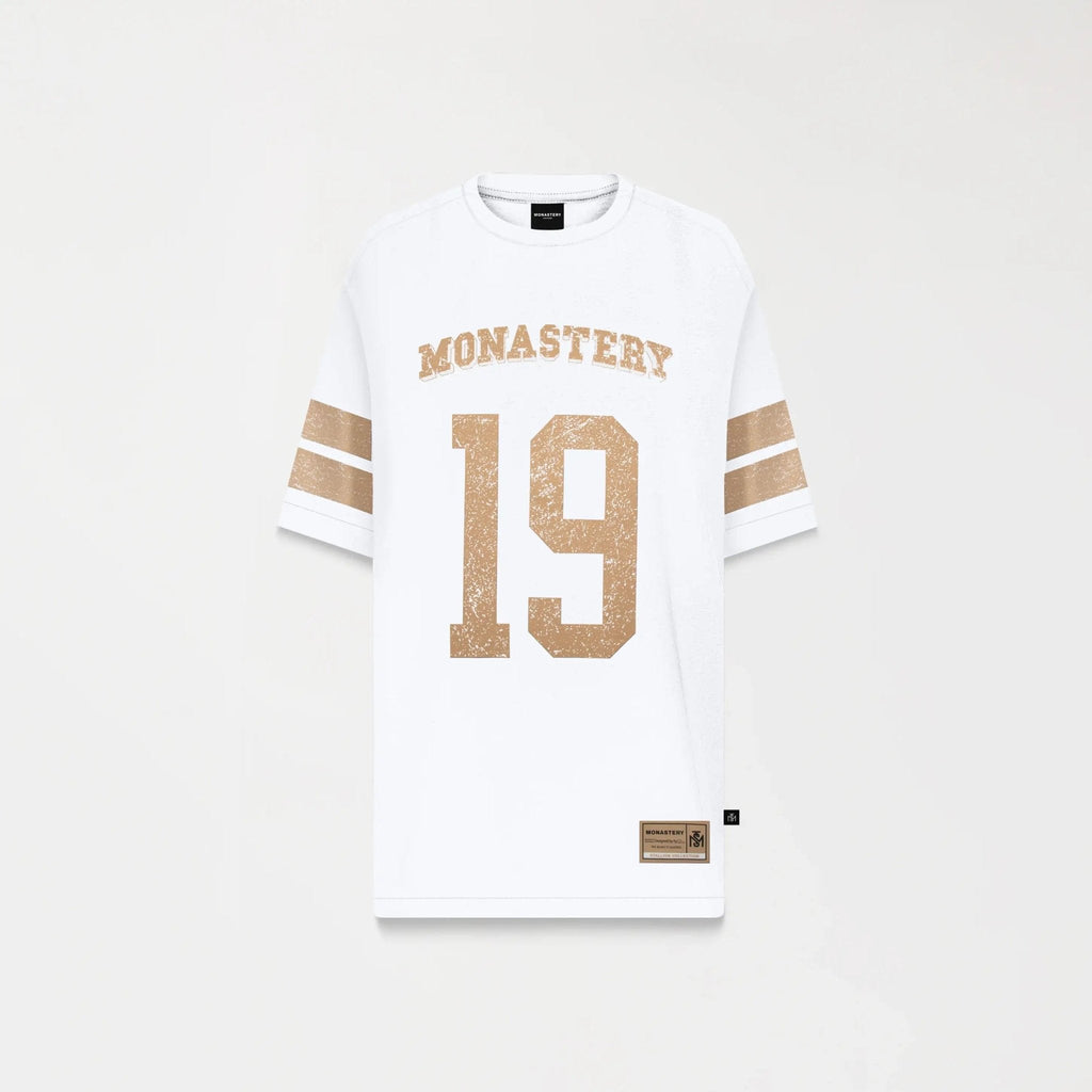 DAVEN T - SHIRT OVERSIZED MEN WHITE - Monastery | Tienda Oficial Colombia
