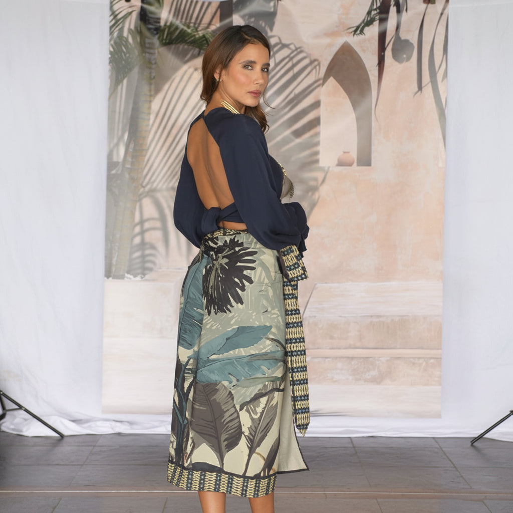 Pareo Sarong 007 – Tropical Foliage