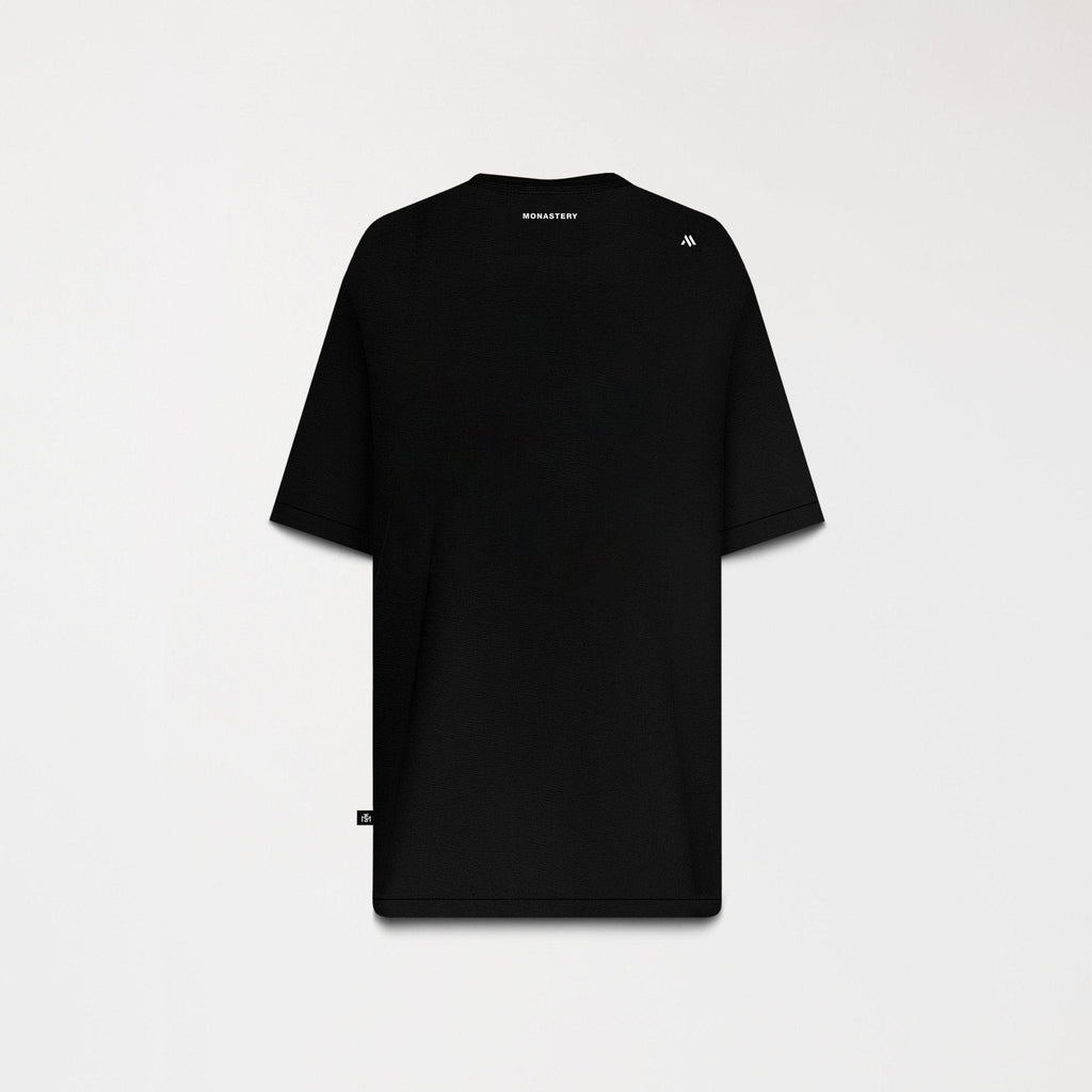 DENWEN T - SHIRT OVERSIZED MEN BLACK - Monastery | Tienda Oficial Colombia