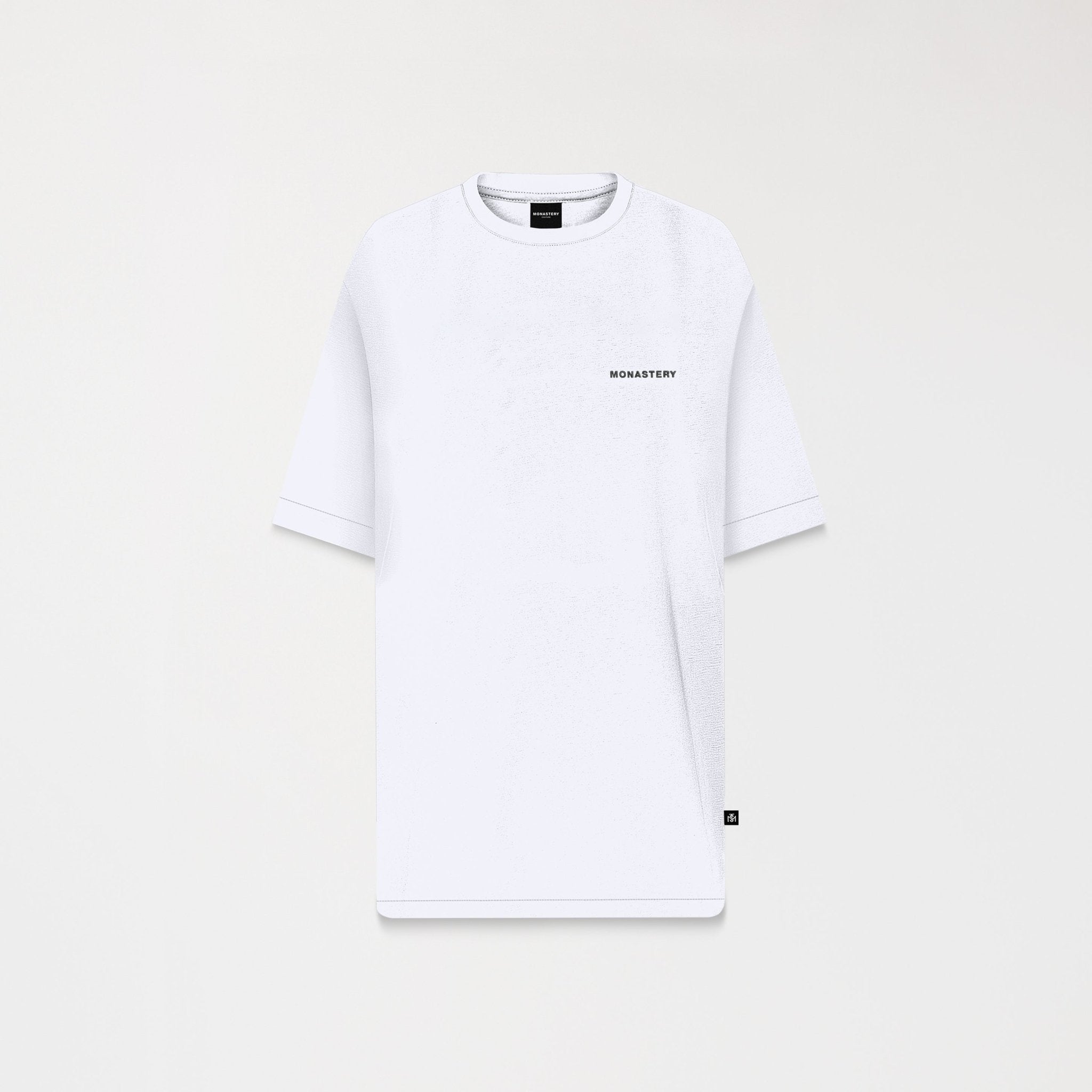 DENWEN T - SHIRT OVERSIZED MEN WHITE - Monastery | Tienda Oficial Colombia