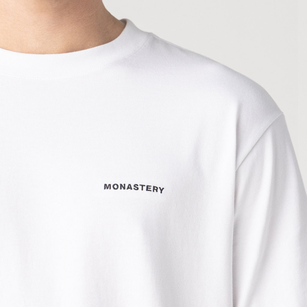 DENWEN T - SHIRT OVERSIZED MEN WHITE - Monastery | Tienda Oficial Colombia