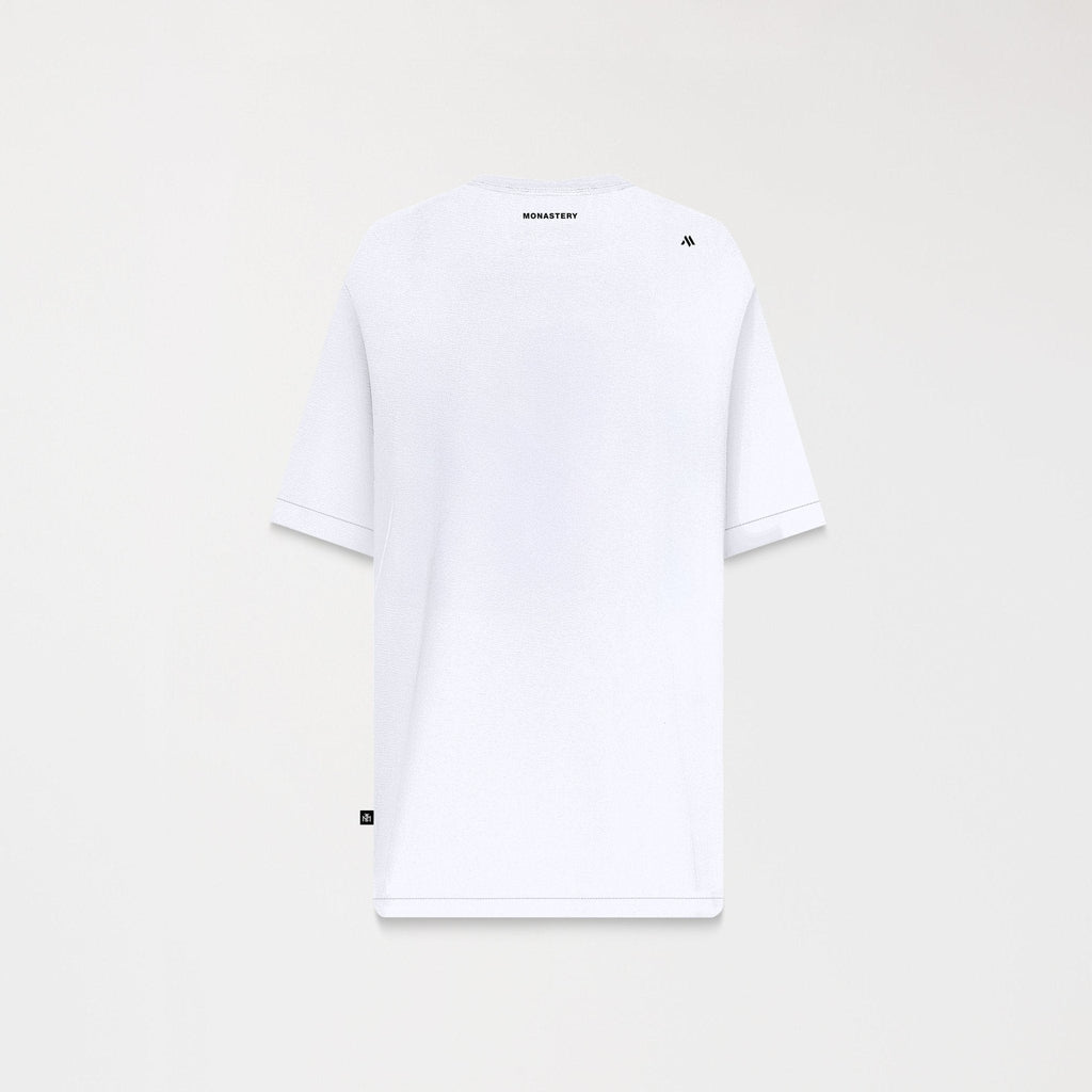 DENWEN T - SHIRT OVERSIZED MEN WHITE - Monastery | Tienda Oficial Colombia