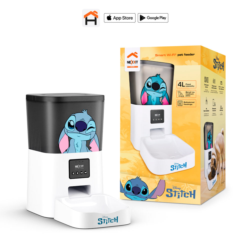DISPENSADOR NEXXT SMART DE ALIMENTO PARA MASCOTAS STITCH