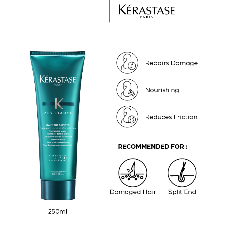 KERASTASE RESISTANCE BAIN THERAPISTE SHAMPOO 250ML