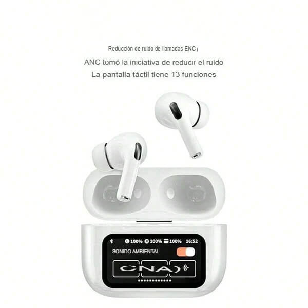 Audifonos Bluetooth Con Pantalla Táctil