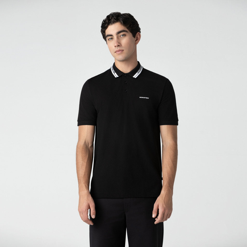 DUDLEY POLO MEN BLACK - Monastery | Tienda Oficial Colombia