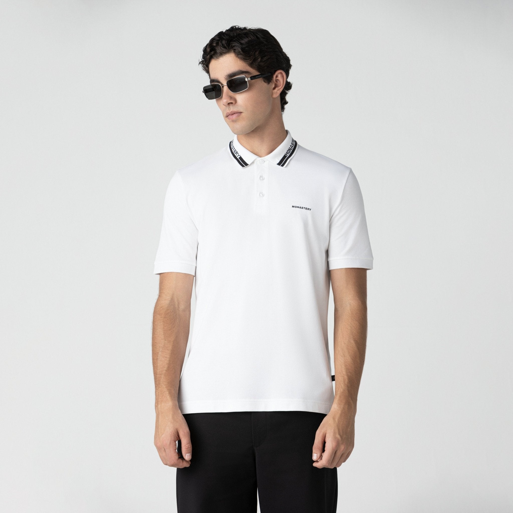 DUDLEY POLO MEN WHITE - Monastery | Tienda Oficial Colombia