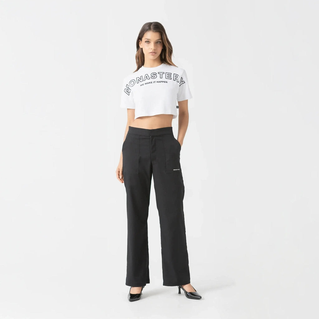 DUSTY CROP TOP WOMEN WHITE - Monastery | Tienda Oficial Colombia