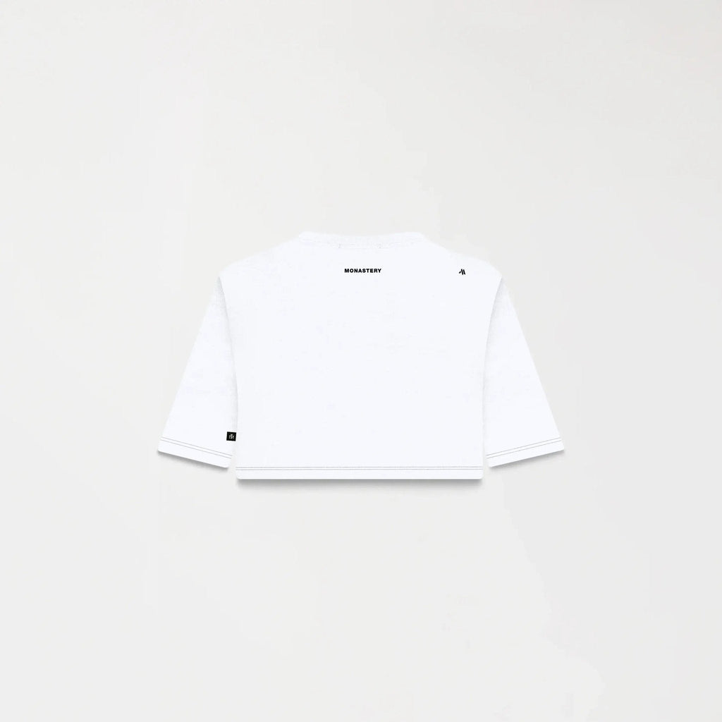 DUSTY CROP TOP WOMEN WHITE - Monastery | Tienda Oficial Colombia