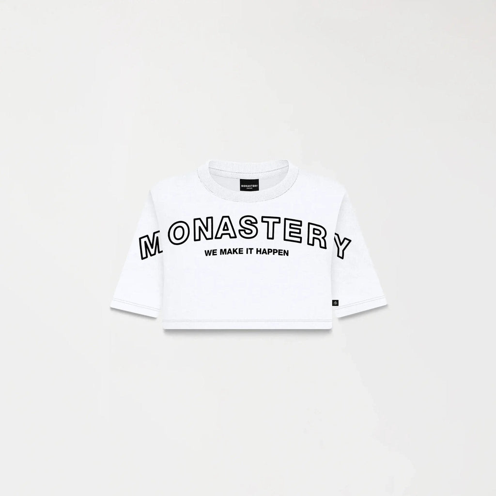 DUSTY CROP TOP WOMEN WHITE - Monastery | Tienda Oficial Colombia