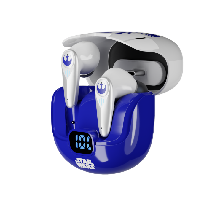 EARBUDS GAMING PRIMUS ARCUS250 WHIT CHARGING CASE WIRELESS BLUEWHITE