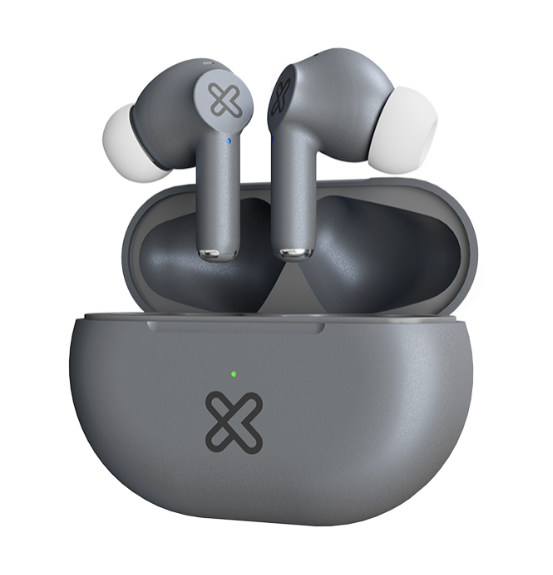 EARBUDS KLIPX BUDSFI WITH CHARGING CASE WIRELESS GRAY