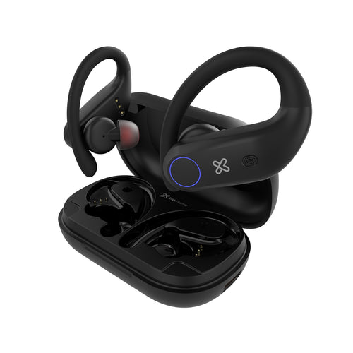 EARBUDS KLIPX  SPORT TWS WITH CHARGING CASE WIRELESS BLACK