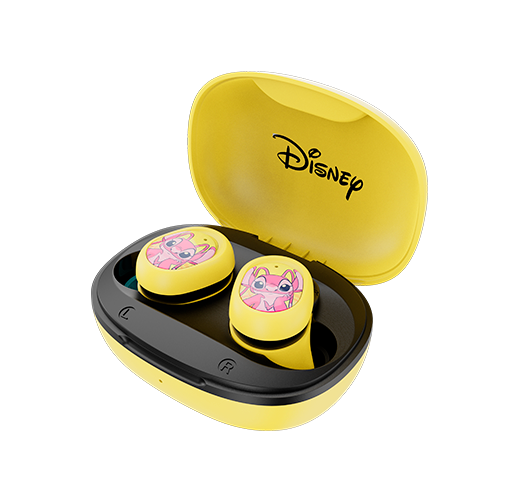 EARPHONES XTECH EDICION STITCH DISNEY CHARGING CASE WIRELESS YELLOW