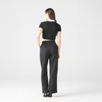 ELENTH CROP TOP WOMEN BLACK - Monastery | Tienda Oficial Colombia