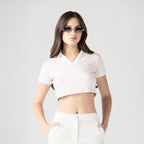 ELENTH CROP TOP WOMEN PALE LILAC - Monastery | Tienda Oficial Colombia