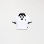 ELENTH CROP TOP WOMEN WHITE - Monastery | Tienda Oficial Colombia