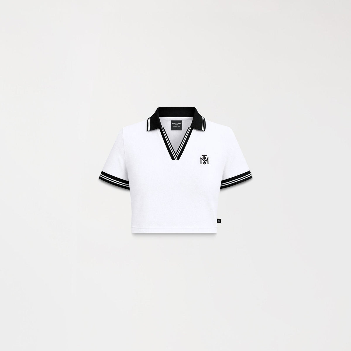 ELENTH CROP TOP WOMEN WHITE - Monastery | Tienda Oficial Colombia
