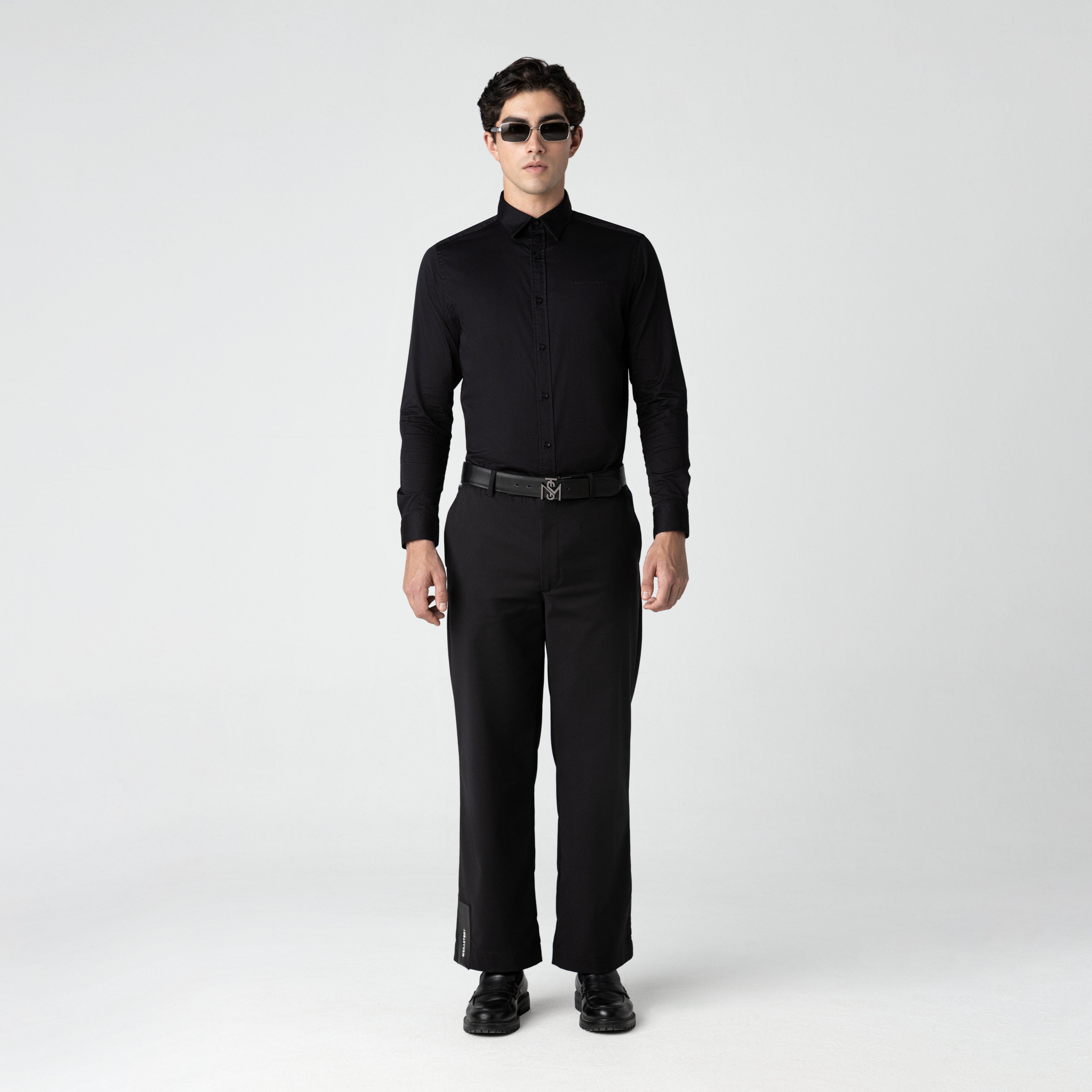 ELIAN SHIRT MEN BLACK - Monastery | Tienda Oficial Colombia