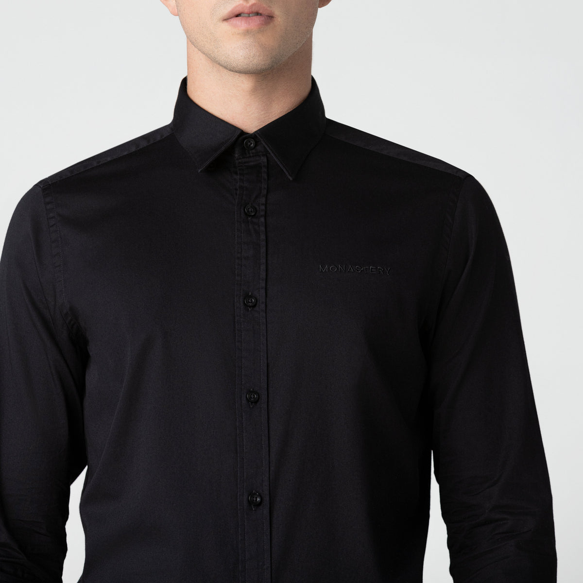 ELIAN SHIRT MEN BLACK - Monastery | Tienda Oficial Colombia