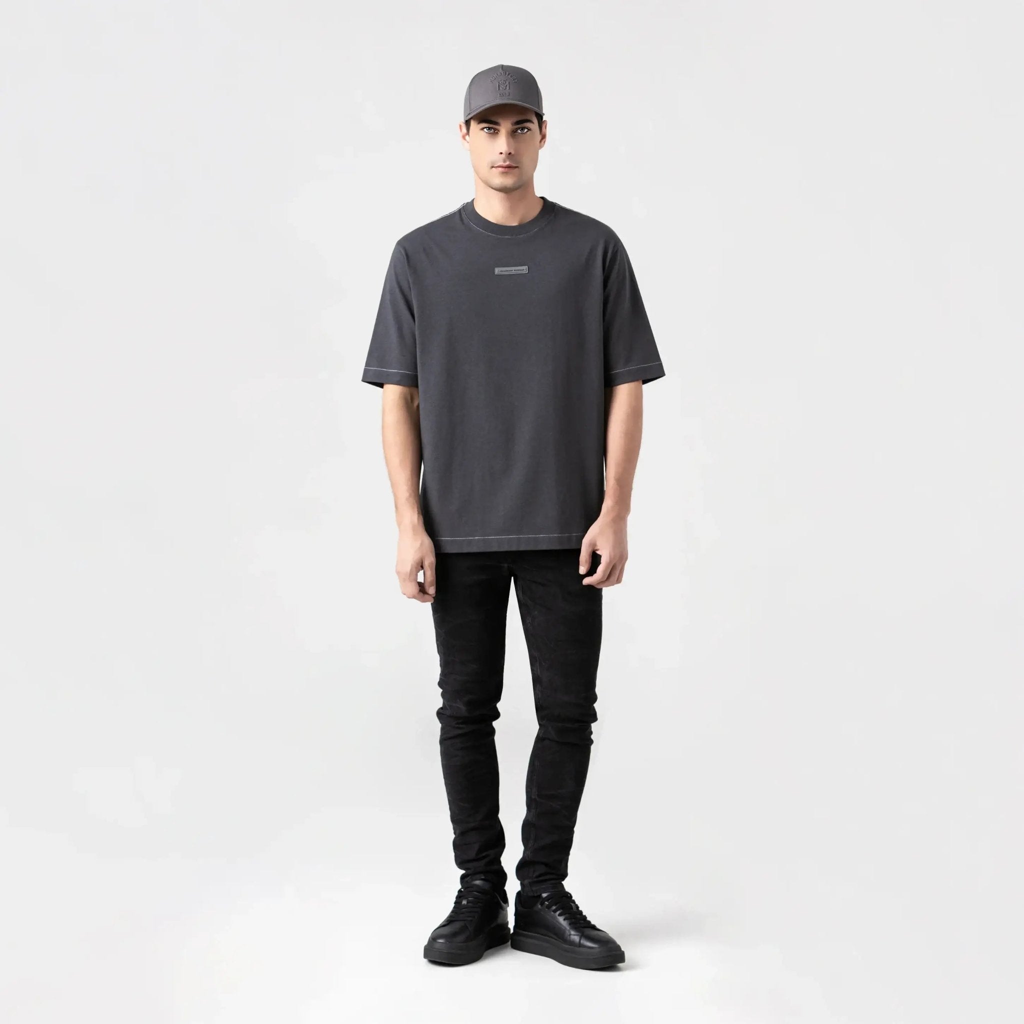 EOLO T - SHIRT MEN BLACK OYSTER - Monastery | Tienda Oficial Colombia