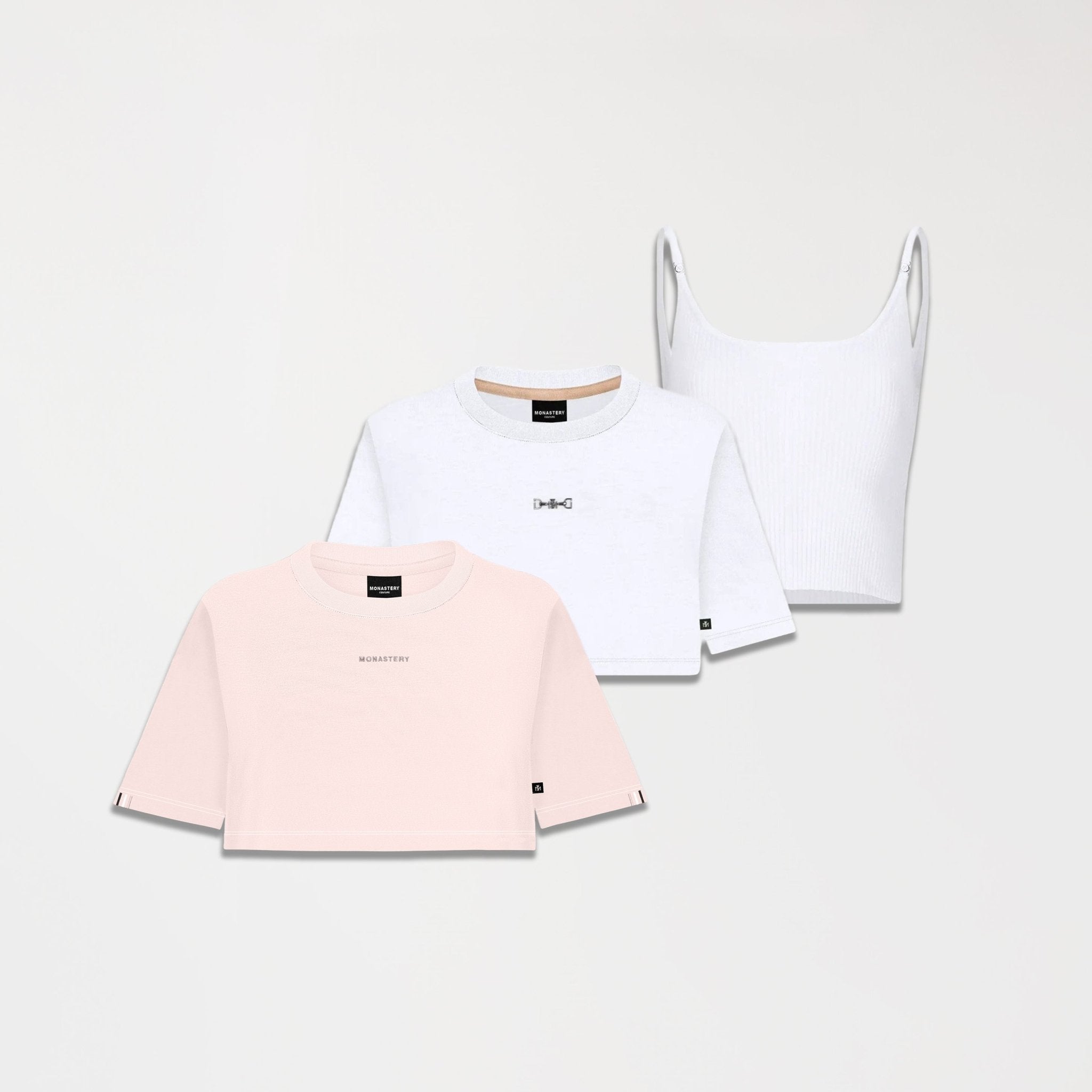 ESSENTIALS SET CROP TOP WOMEN NATASHA - HAZEN - CIARA - Monastery | Tienda Oficial Colombia