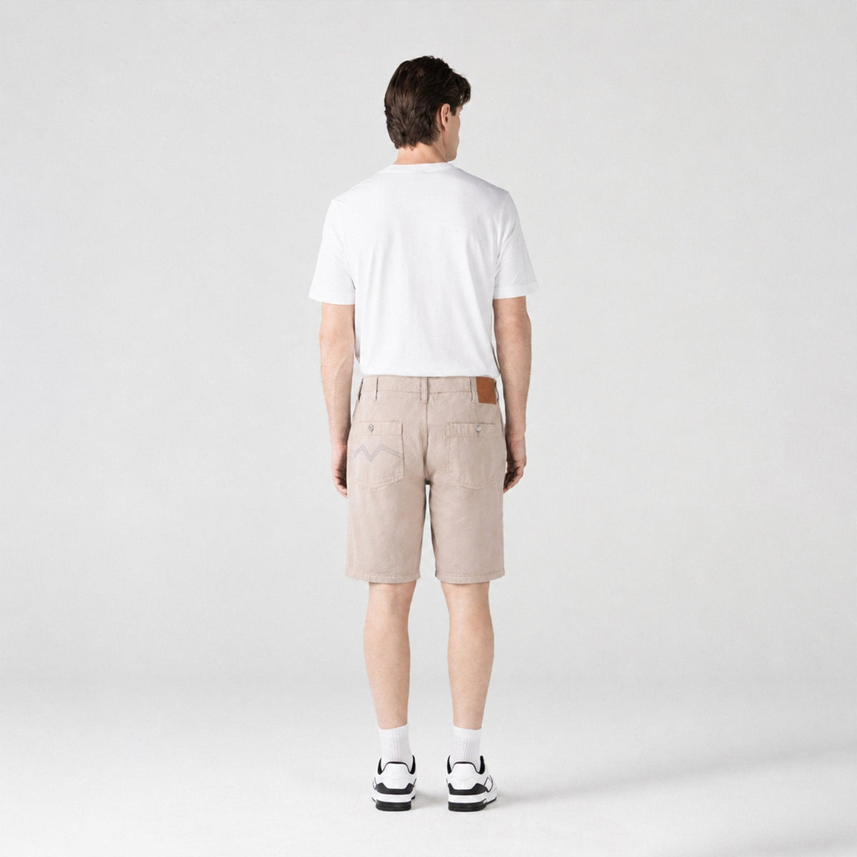 EXCELSUS DENIM SHORT MEN SIMPLY TAUPE - Monastery | Tienda Oficial Colombia