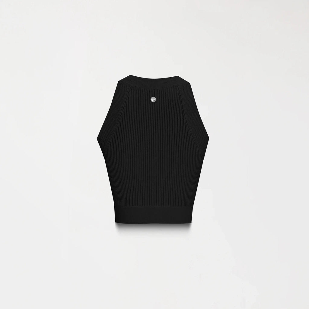 FAIRY KNITTED CROP TOP WOMEN BLACK - Monastery | Tienda Oficial Colombia