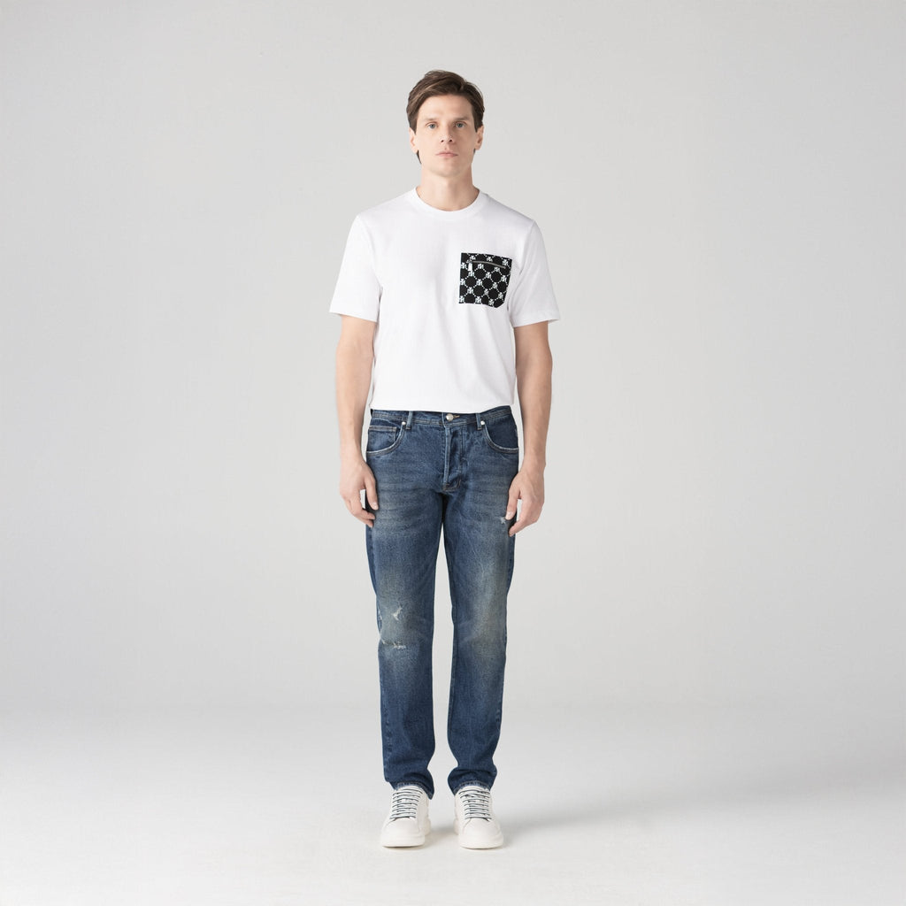 FEROX JEAN MEN BLUE DENIM - Monastery | Tienda Oficial Colombia