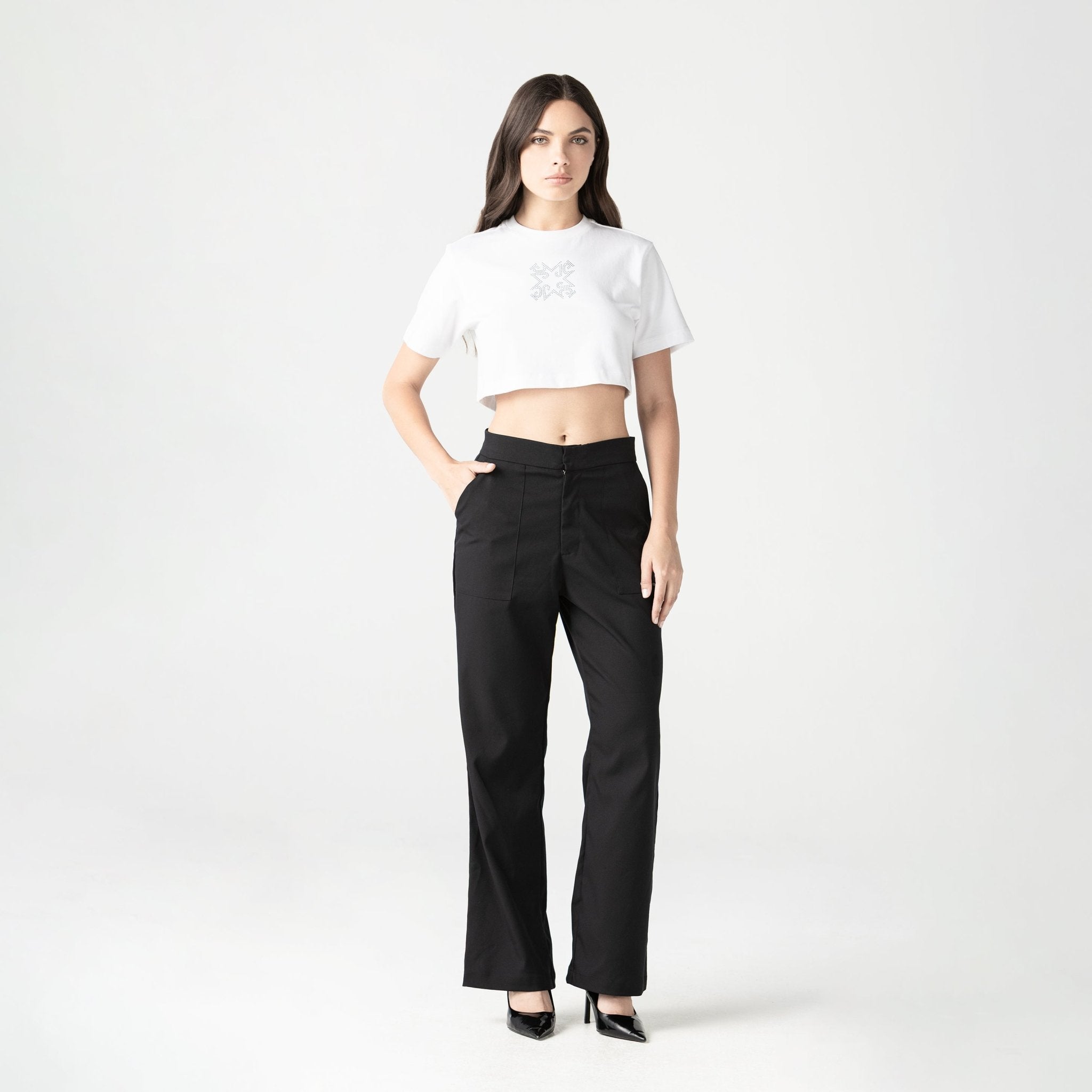 FIDDA CROP TOP WOMEN WHITE - Monastery | Tienda Oficial Colombia