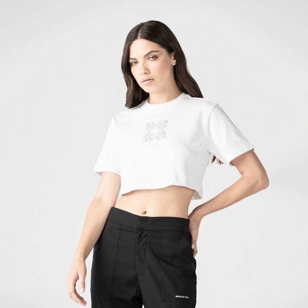 FIDDA CROP TOP WOMEN WHITE - Monastery | Tienda Oficial Colombia