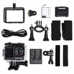 Cámara Sport Full HD 1080P Con Carcasa Impermeable Y Accesorios