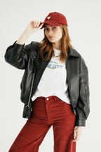 24 CHAQUETA BOMBER EFECTO PIEL DIMAS TWO.