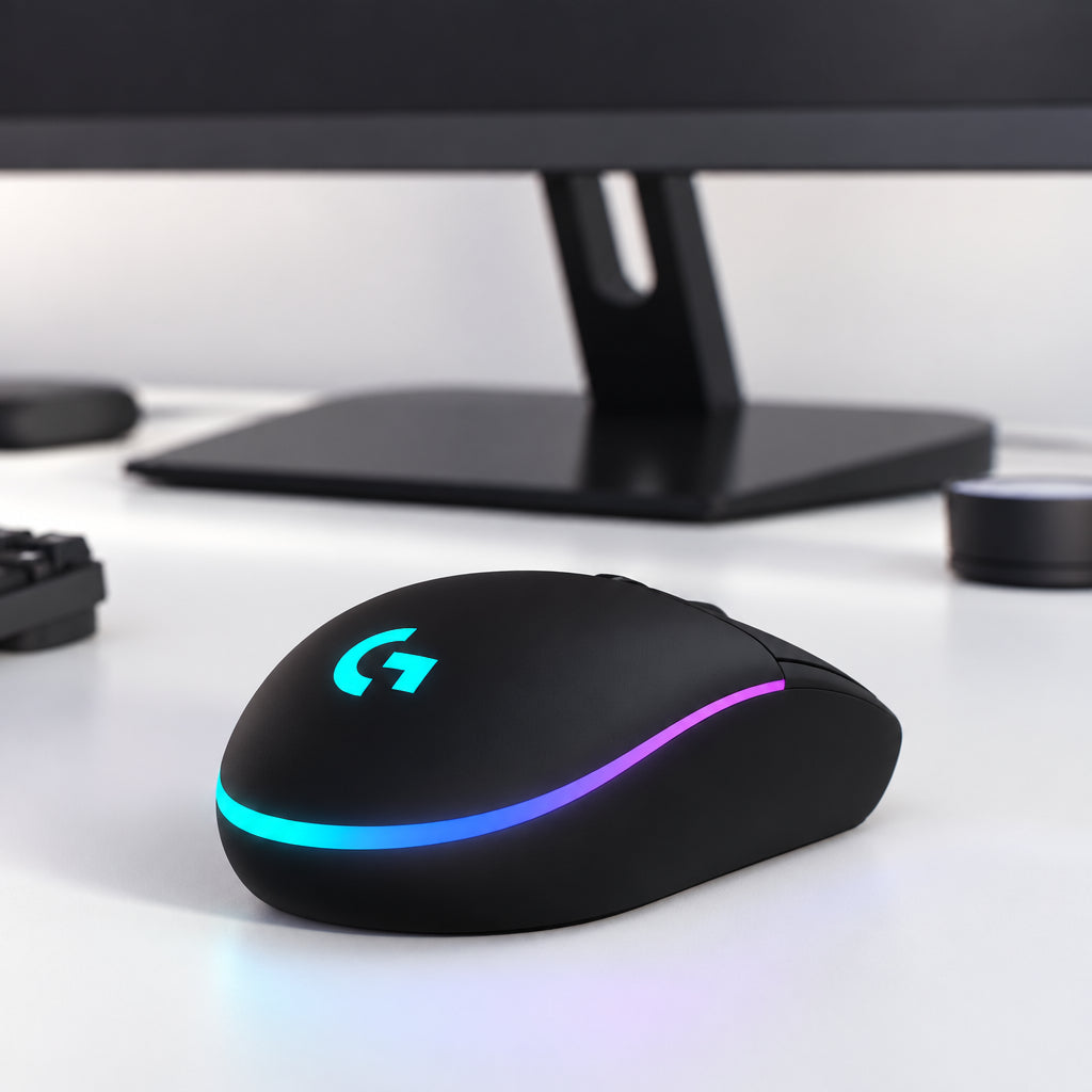 MOUSE GAMING LOGITECH G203 LIGHTSYNC USB BLACK