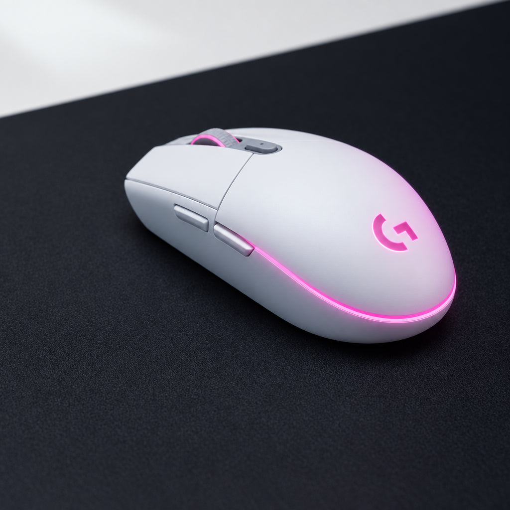MOUSE GAMING LOGITECH G203 LIGHTSYNC USB WHITE