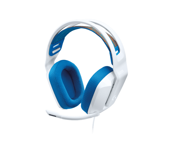 HEADSET GAMING LOGITECH G335 WIRED AUDIO 3.5MM WHITE-BLUE