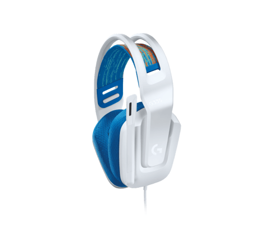 HEADSET GAMING LOGITECH G335 WIRED AUDIO 3.5MM WHITE-BLUE