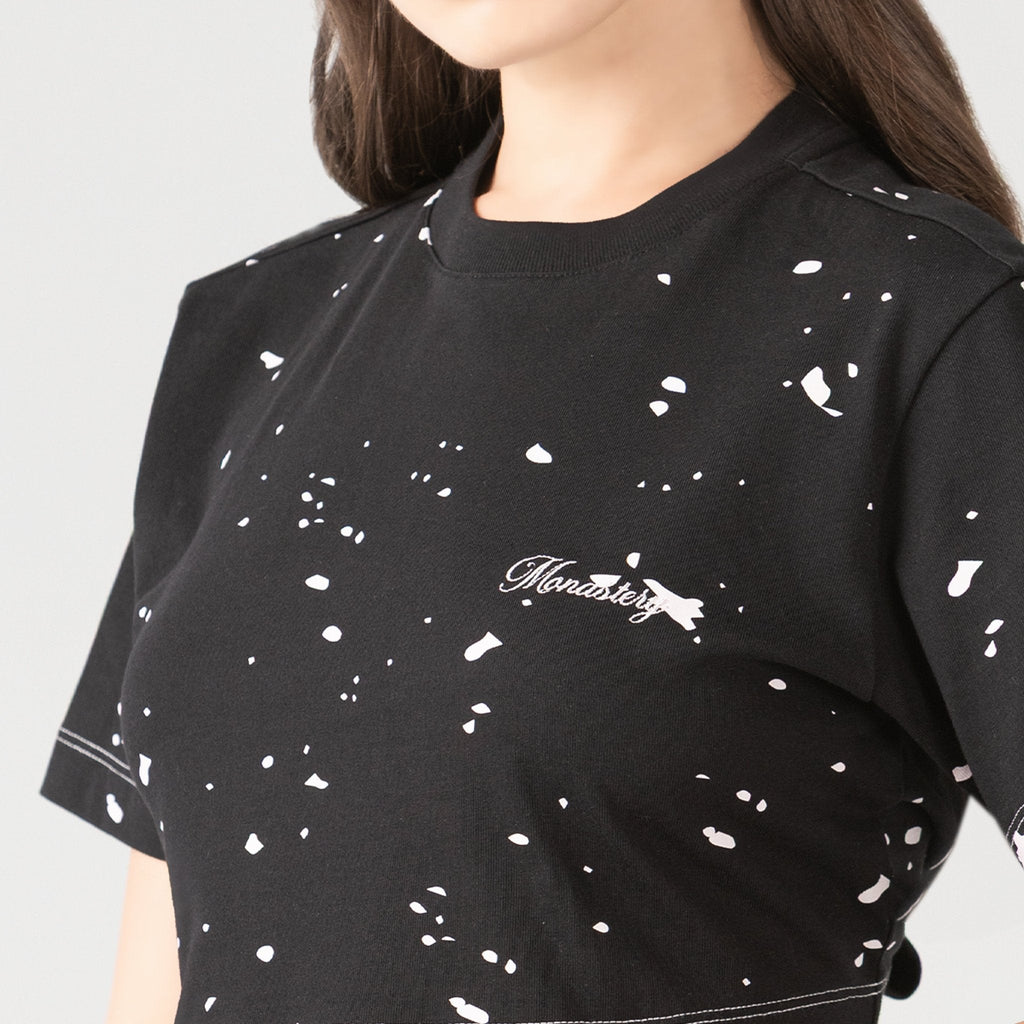GENGIS CROP TOP WOMEN BLACK - Monastery | Tienda Oficial Colombia