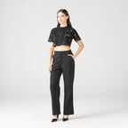 GENGIS CROP TOP WOMEN BLACK - Monastery | Tienda Oficial Colombia