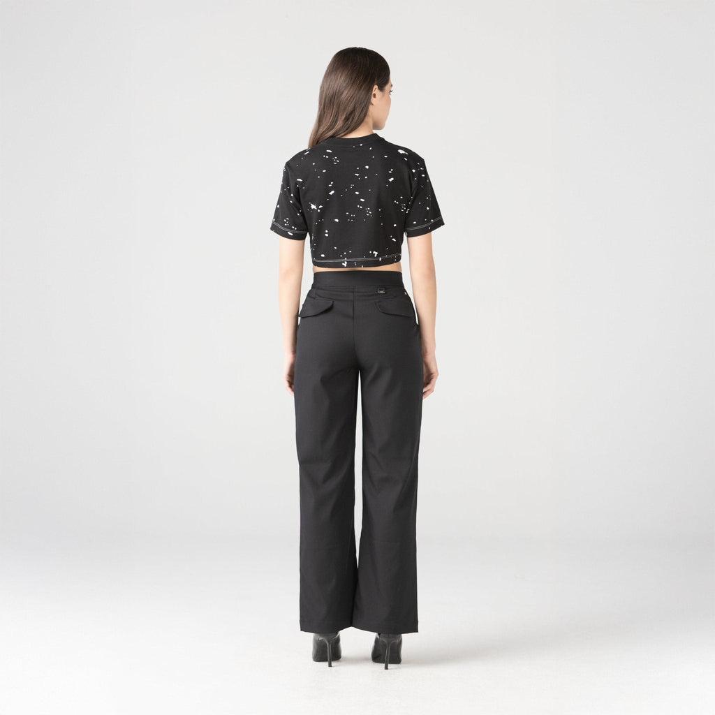 GENGIS CROP TOP WOMEN BLACK - Monastery | Tienda Oficial Colombia