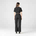 GENGIS CROP TOP WOMEN BLACK - Monastery | Tienda Oficial Colombia