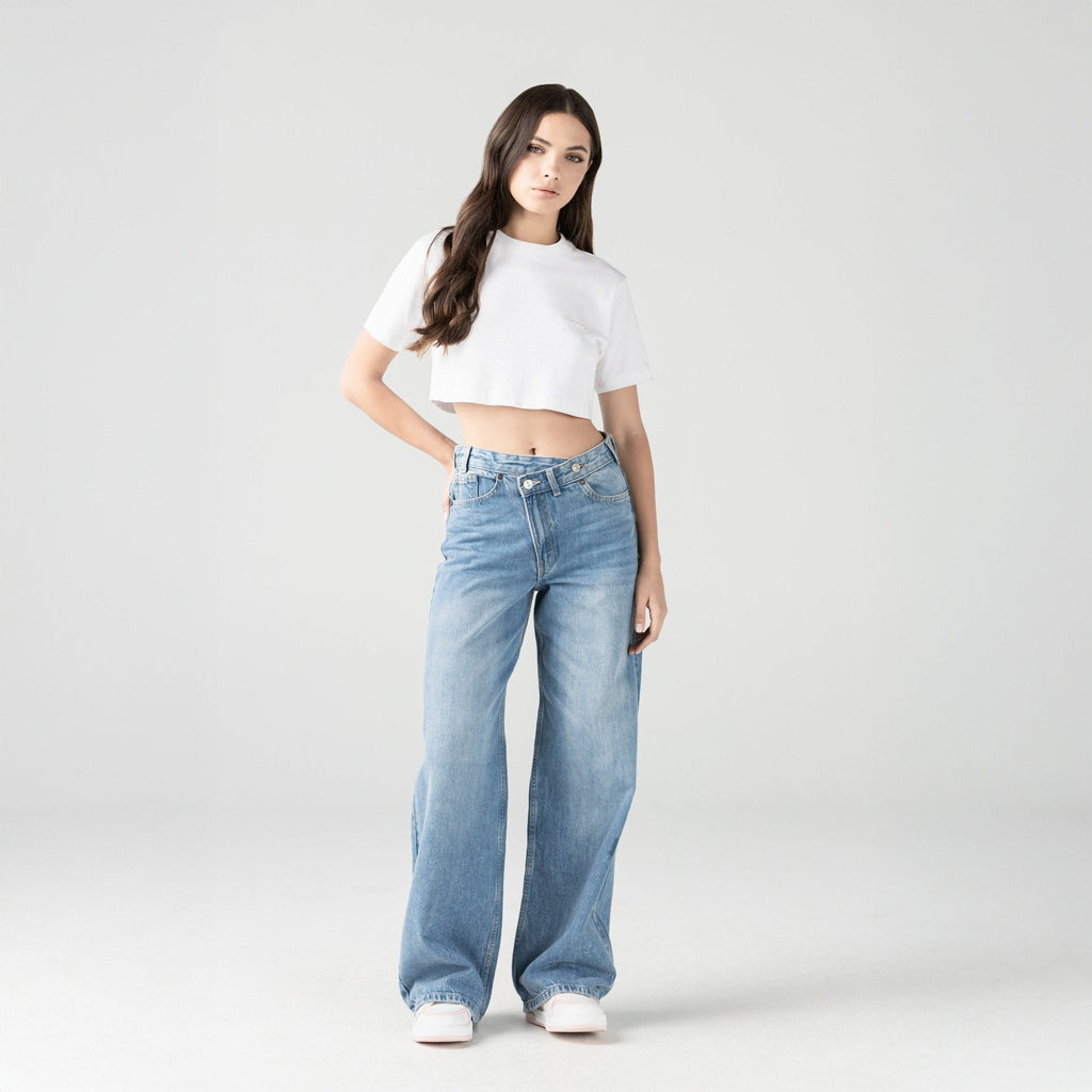 GENGIS CROP TOP WOMEN WHITE - Monastery | Tienda Oficial Colombia