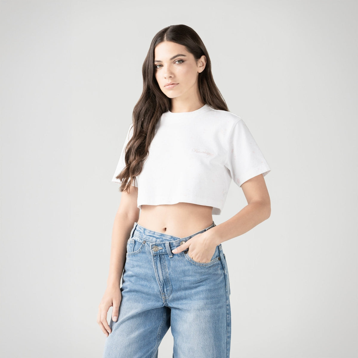 GENGIS CROP TOP WOMEN WHITE - Monastery | Tienda Oficial Colombia