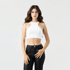 GENNA TANK TOP WOMEN WHITE - Monastery | Tienda Oficial Colombia