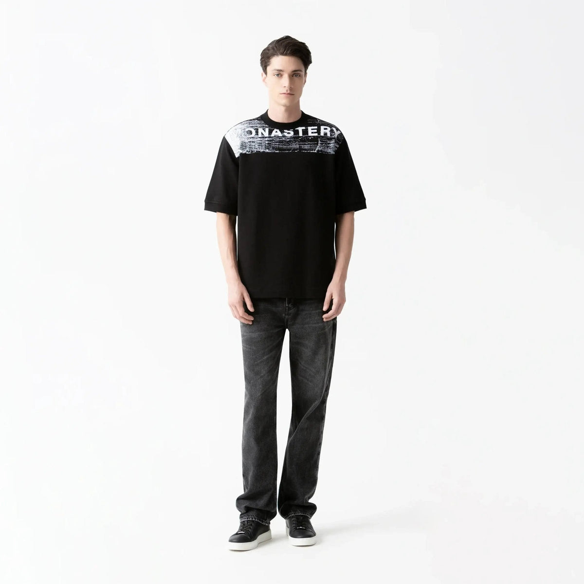GIBBON T - SHIRT OVERSIZED MEN BLACK - Monastery | Tienda Oficial Colombia