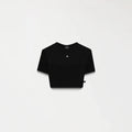 GODIVA CROP TOP WOMEN BLACK - Monastery | Tienda Oficial Colombia