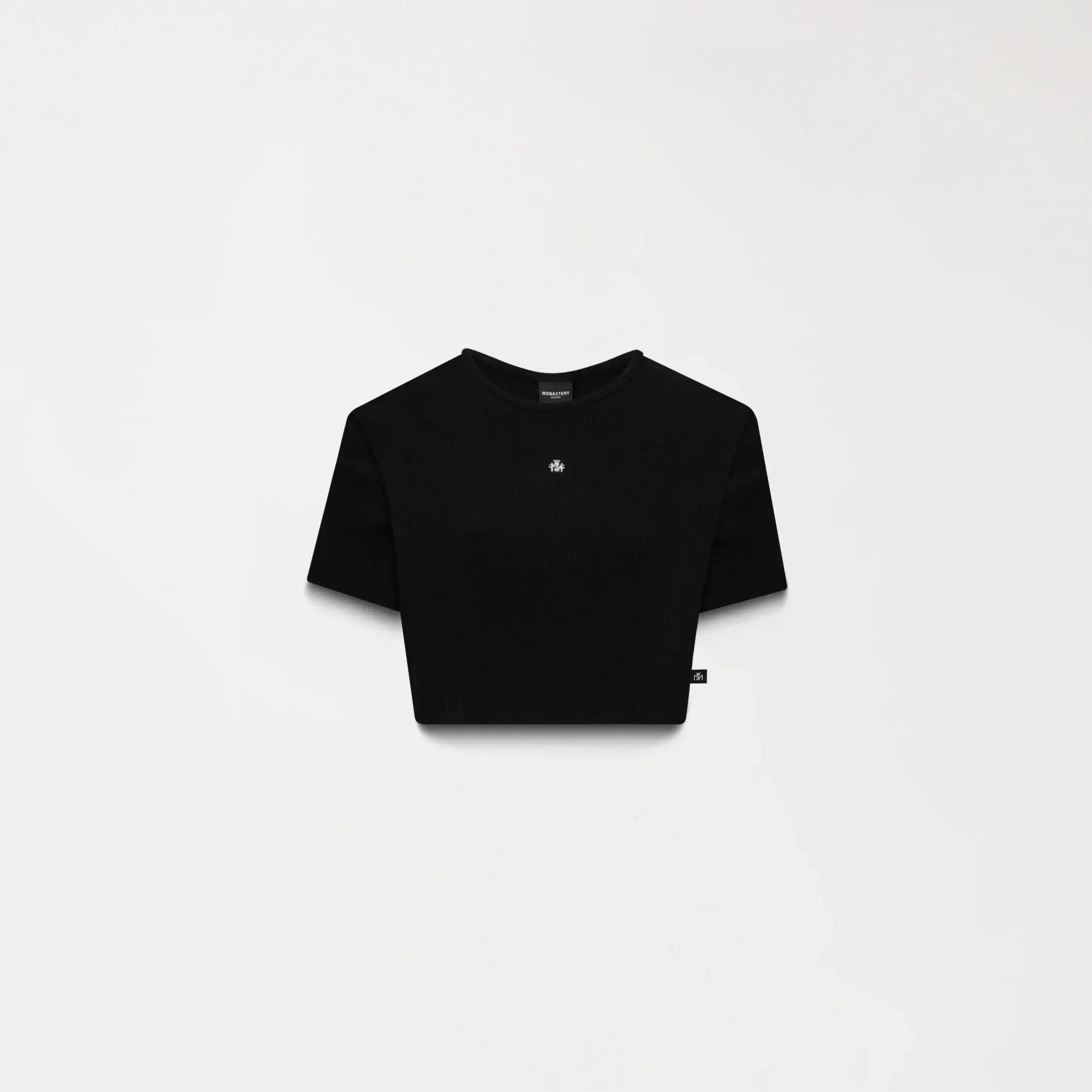 GODIVA CROP TOP WOMEN BLACK - Monastery | Tienda Oficial Colombia