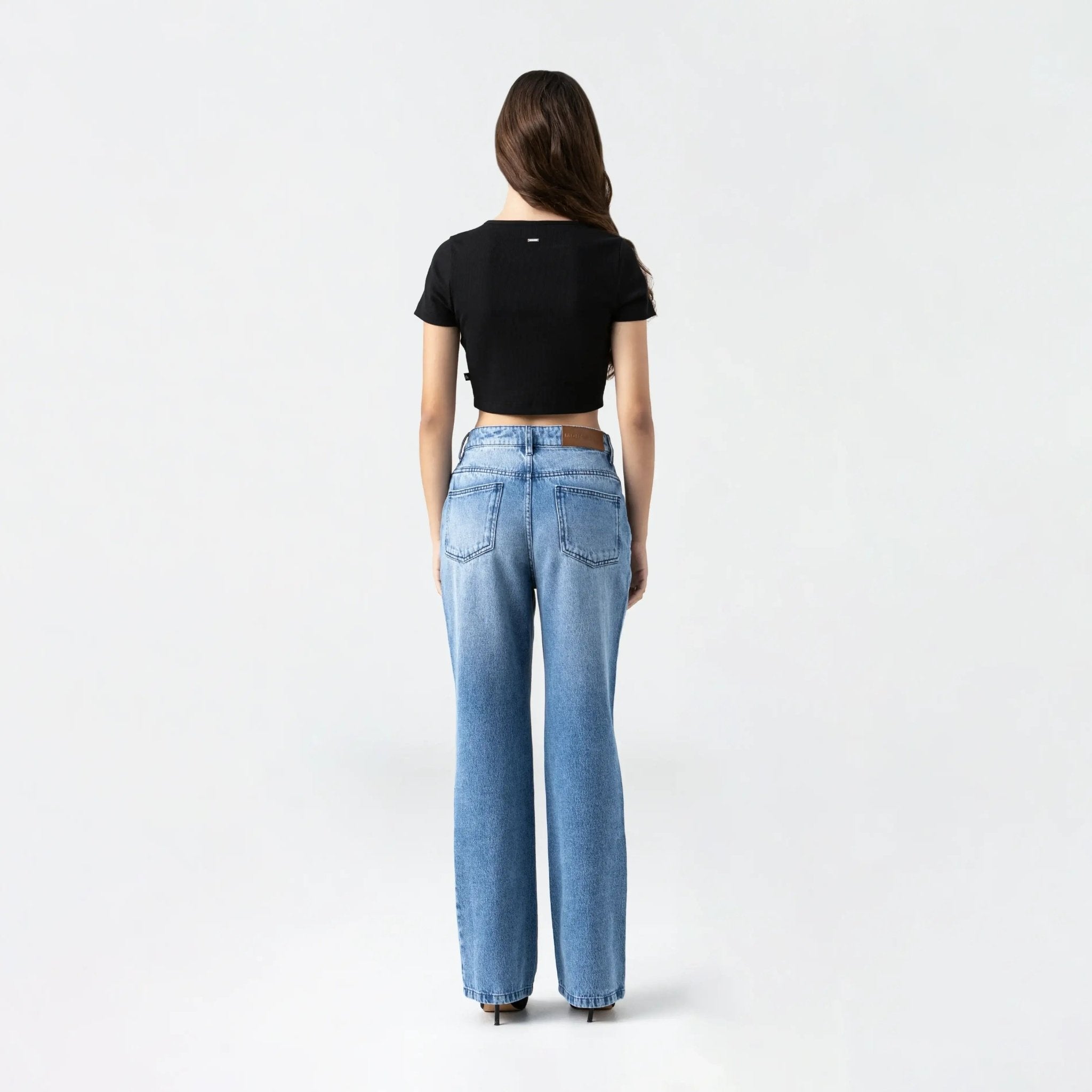 GODIVA CROP TOP WOMEN BLACK - Monastery | Tienda Oficial Colombia
