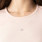 GODIVA CROP TOP WOMEN CAMEO ROSE - Monastery | Tienda Oficial Colombia